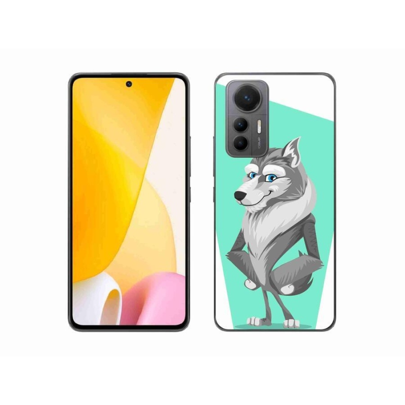 Gél borítás mmCase a Xiaomi 12 Lite számára - rajzfilm farkas