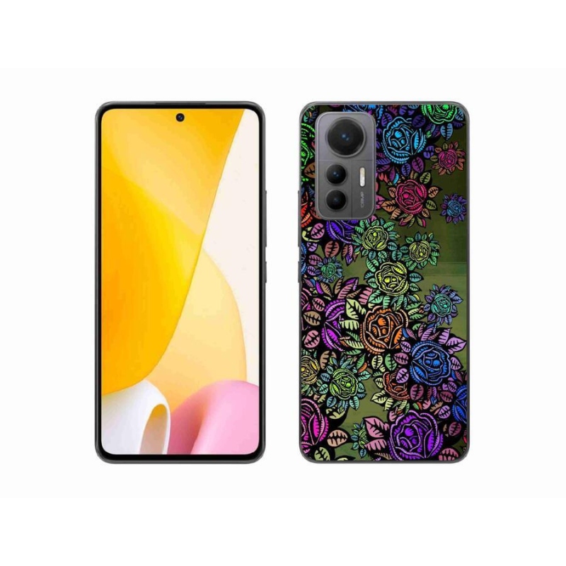 Gél borítás mmCase a Xiaomi 12 Lite számára - virágok 6
