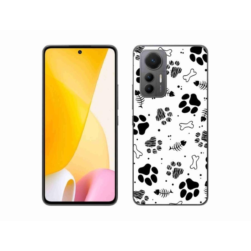 Gél borítás mmCase a Xiaomi 12 Lite-hoz - kutyamancsok 1
