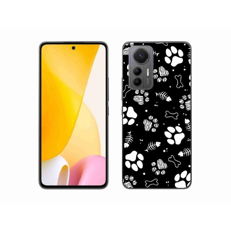 Gél borítás mmCase a Xiaomi 12 Lite-hoz - kutyamancsok