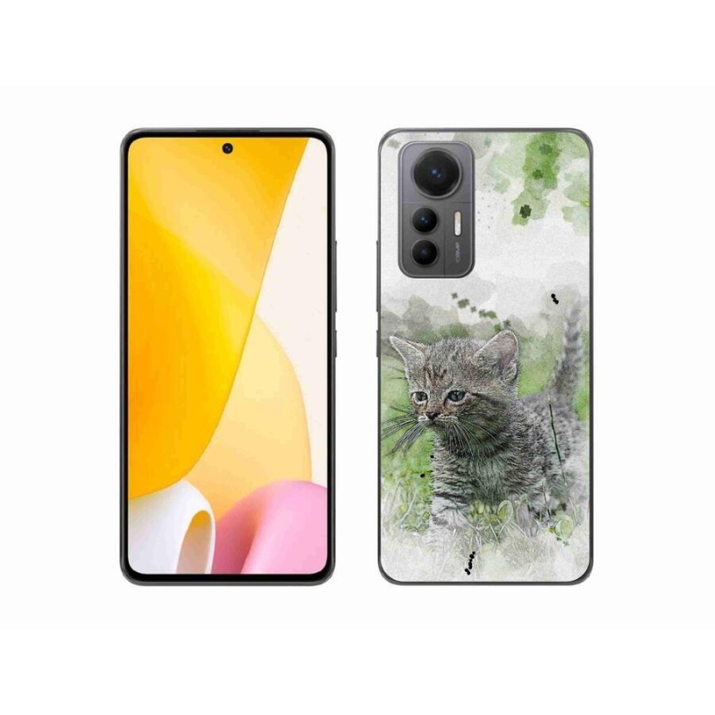 Gél borítás mmCase a Xiaomi 12 Lite számára - aranyos cica 1
