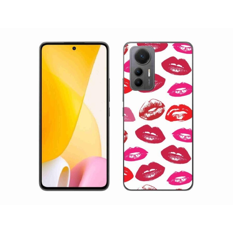 Gél borítás mmCase a Xiaomi 12 Lite készülékhez - ajkak