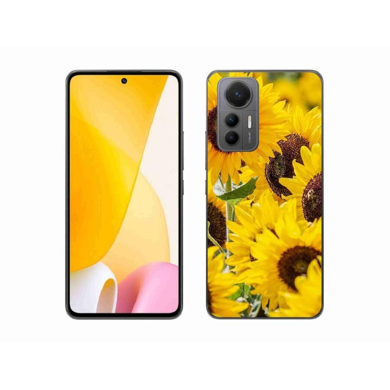 Gél borítás mmCase a Xiaomi 12 Lite készülékhez - Napraforgó