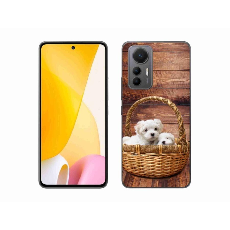 Gél borítás mmCase a Xiaomi 12 Lite-hoz - kölyökkutyák