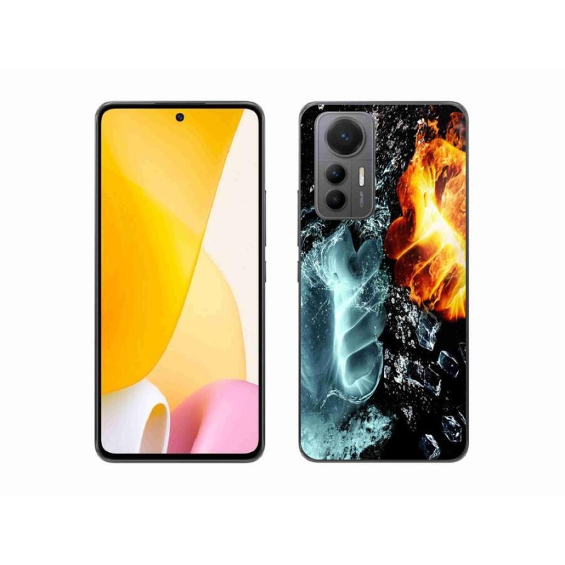 Gél borítás mmCase a Xiaomi 12 Lite számára - víz és tűz