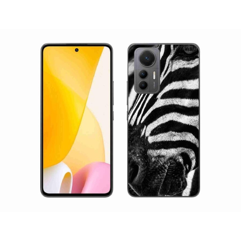 Gél borítás mmCase a Xiaomi 12 Lite készülékhez - zebra