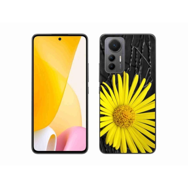 Gél borítás mmCase a Xiaomi 12 Lite-hoz - sárga virág