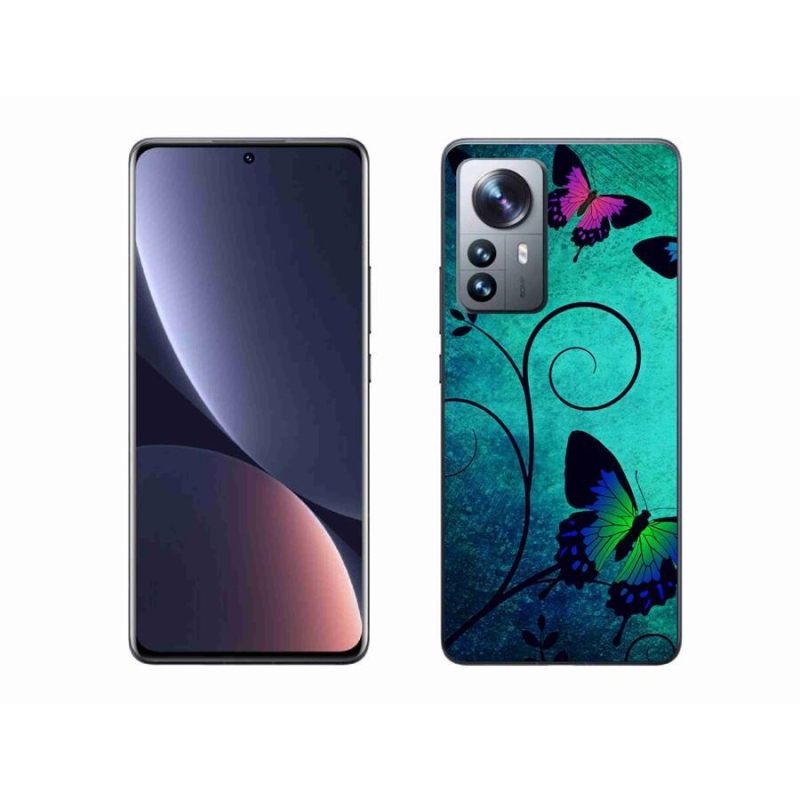 Gél borítás mmCase a Xiaomi 12 Pro számára - színes pillangók