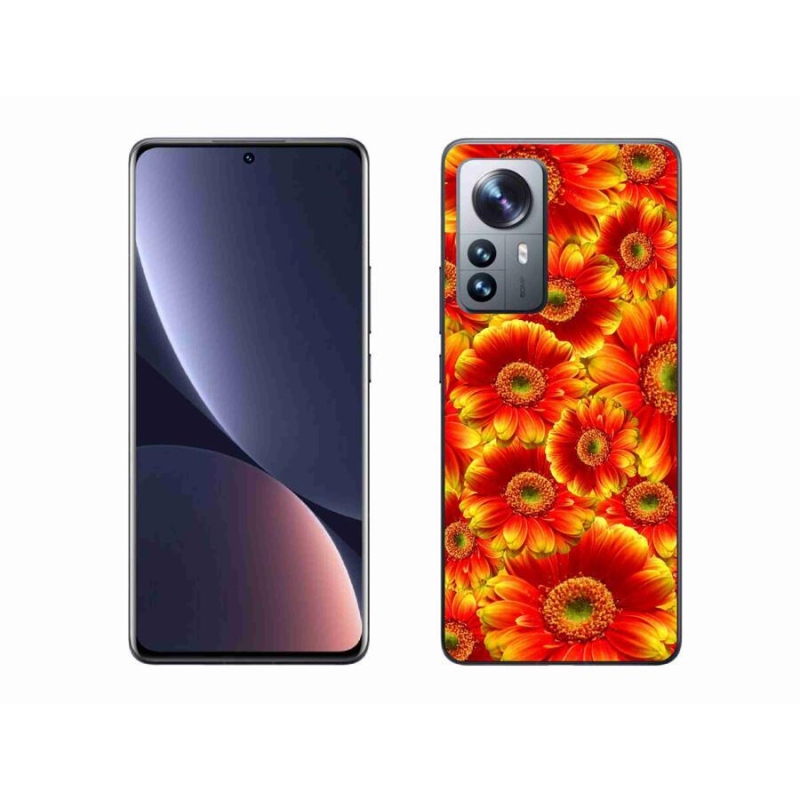 Gél borítás mmCase a Xiaomi 12 Pro-hoz - gerbera 1