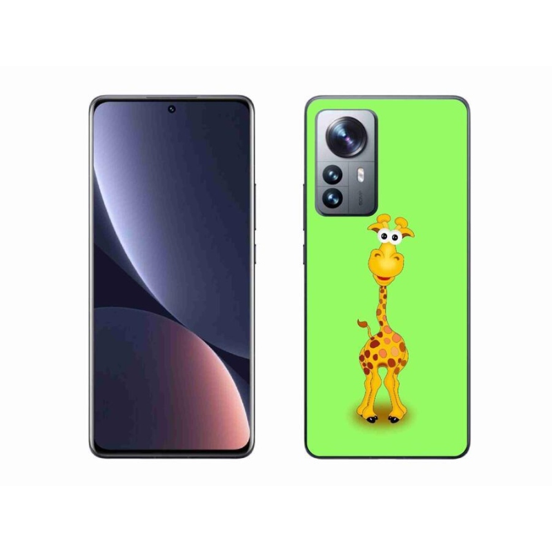 Gél borítás mmCase a Xiaomi 12 Pro-hoz - rajzfilm zsiráf