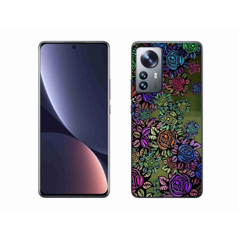Gél borítás mmCase a Xiaomi 12 Pro számára - virágok 6