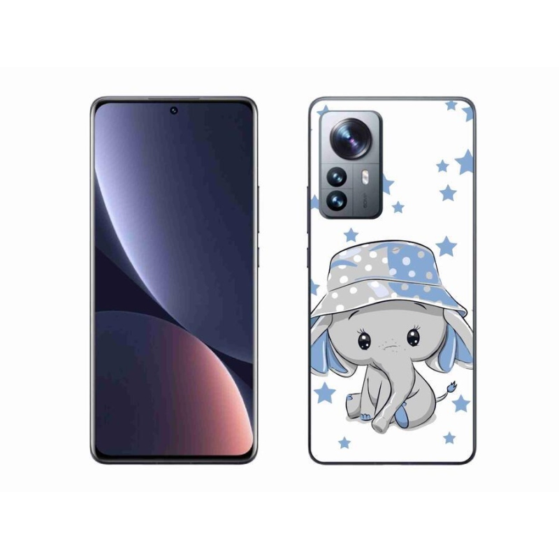Gél borítás mmCase a Xiaomi 12 Pro-hoz - kék elefánt