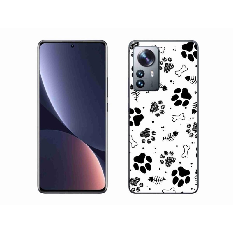 Gél borítás mmCase a Xiaomi 12 Pro-hoz - kutyamancsok 1