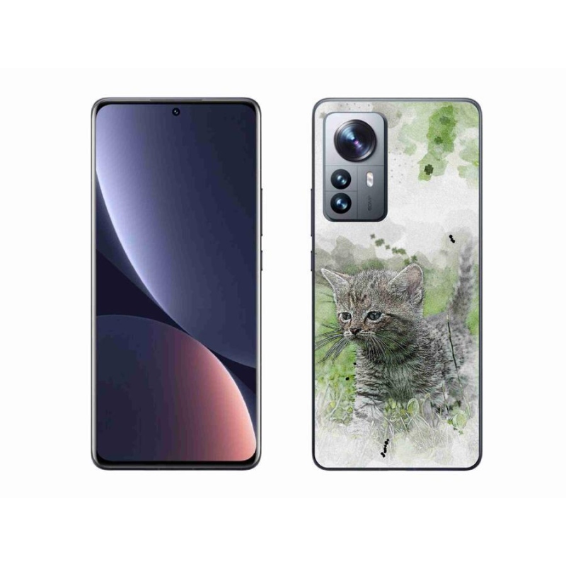 Gél borítás mmCase a Xiaomi 12 Pro-hoz - aranyos cica 1