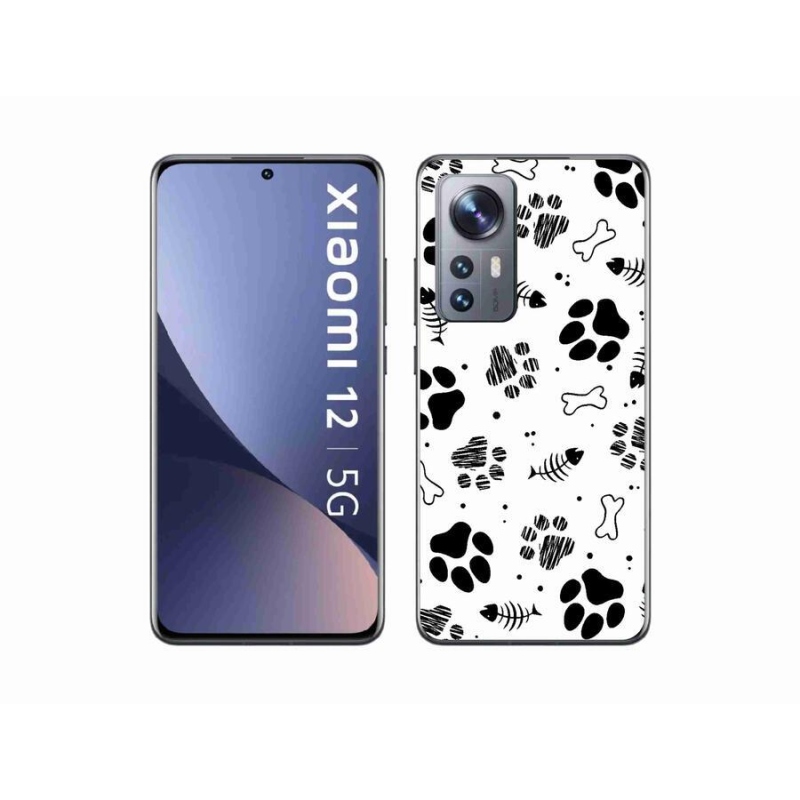 Gél borítás mmCase a Xiaomi 12 - kutyamancsok 1