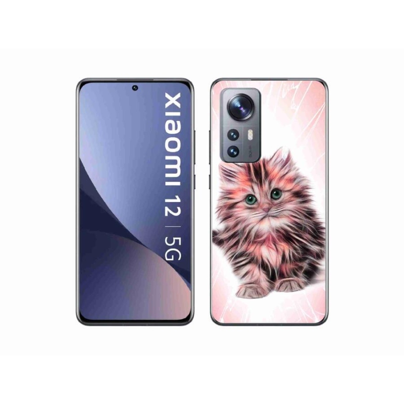 Gél borító mmCase a Xiaomi 12-hez - aranyos cica