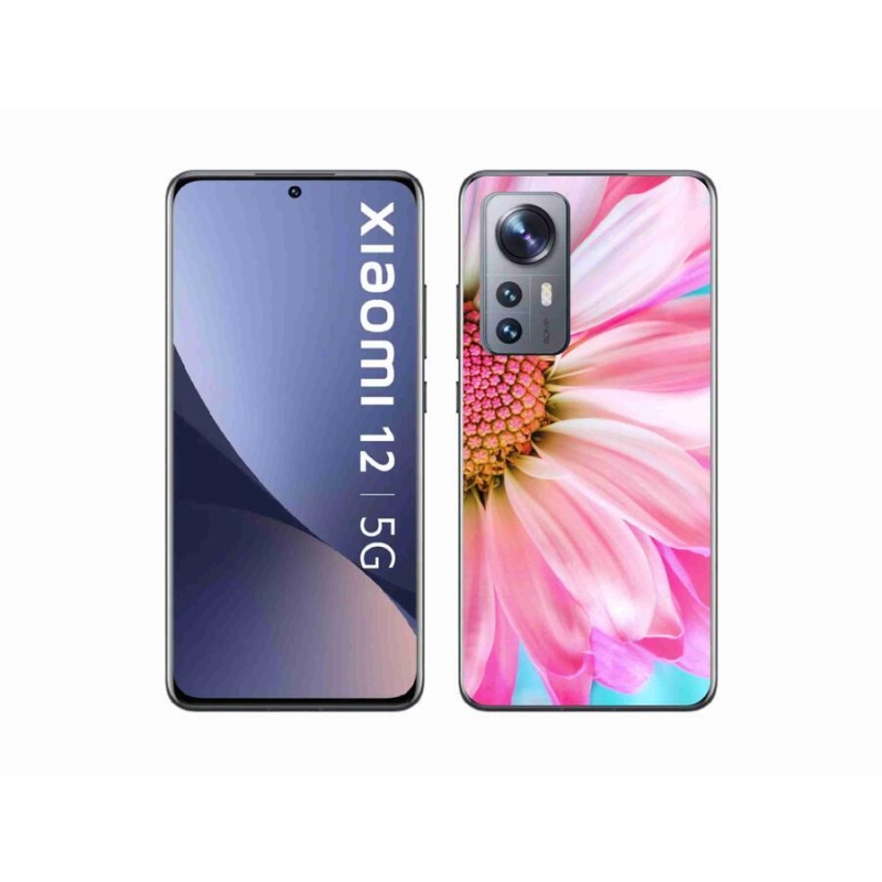 Gél borítás mmCase a Xiaomi 12 - rózsaszín virághoz