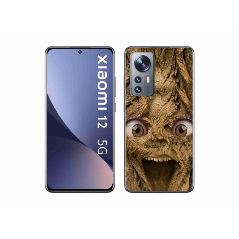 Gél borító mmCase a Xiaomi 12-hez - vidám fa szemekkel