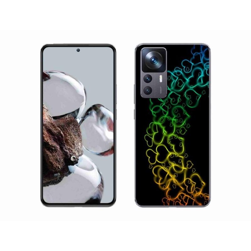 Gél borítás mmCase a Xiaomi 12T-hez - színes szívek