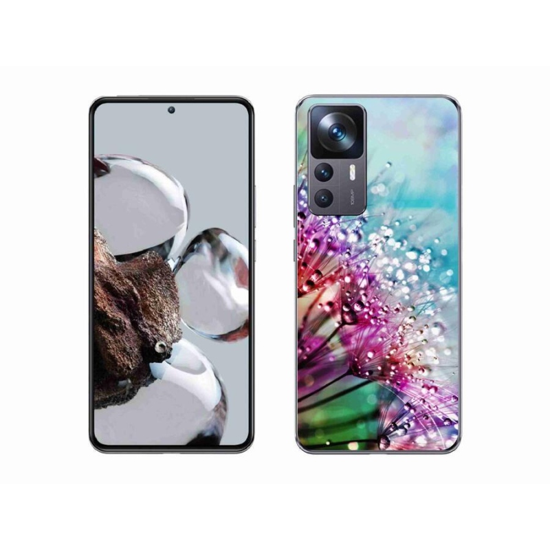 Gél borító mmCase a Xiaomi 12T-hez - színes virágok