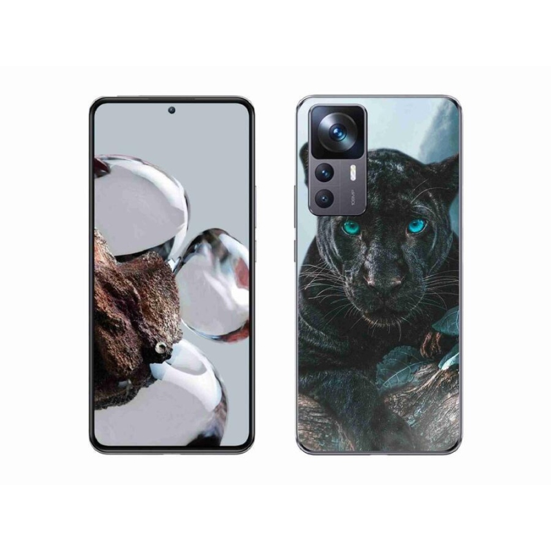 Gél borítás mmCase a Xiaomi 12T-hez - fekete párduc