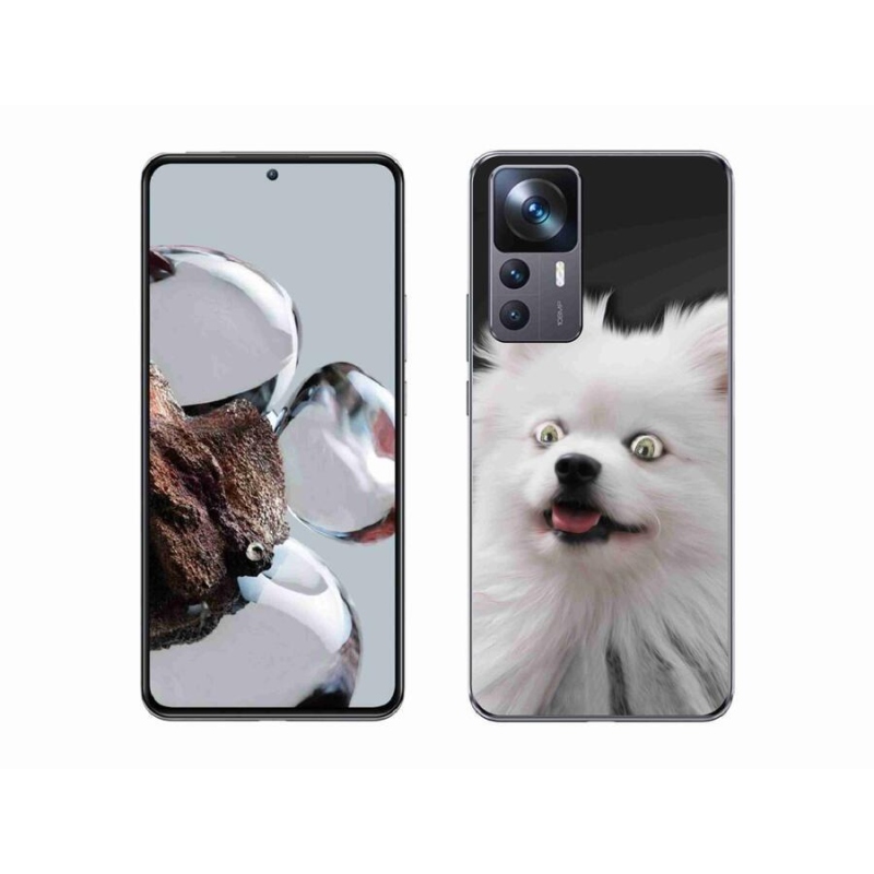 Gél borítás mmCase a Xiaomi 12T Pro számára - fehér tipp
