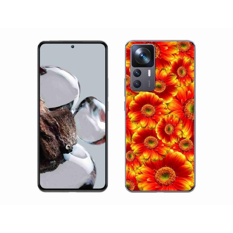 Gél borítás mmCase a Xiaomi 12T Pro számára - gerbera 1