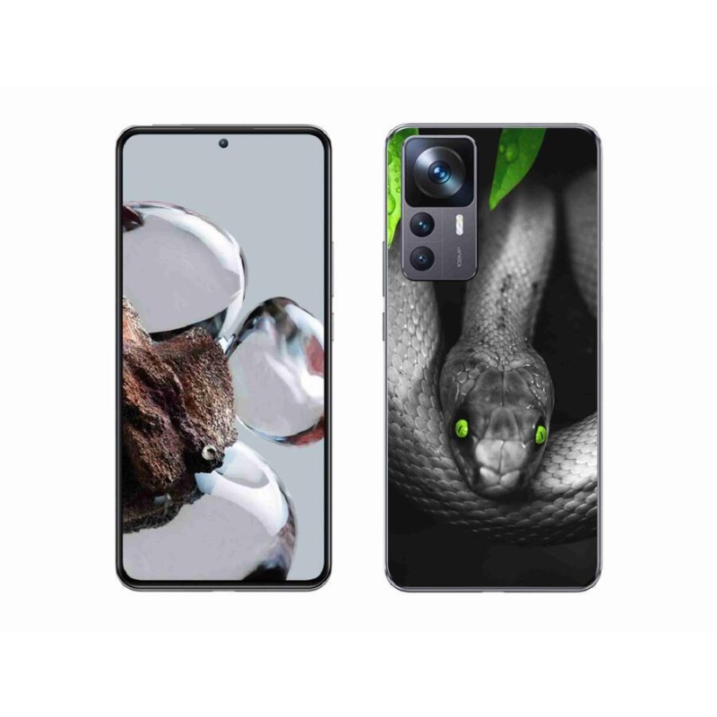 Gél borítás mmCase a Xiaomi 12T Pro számára - kígyó