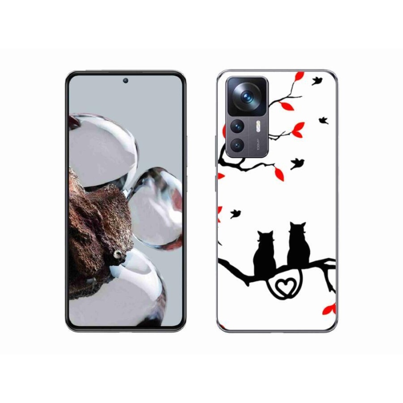 Gél borítás mmCase a Xiaomi 12T Pro számára - macska szeretet