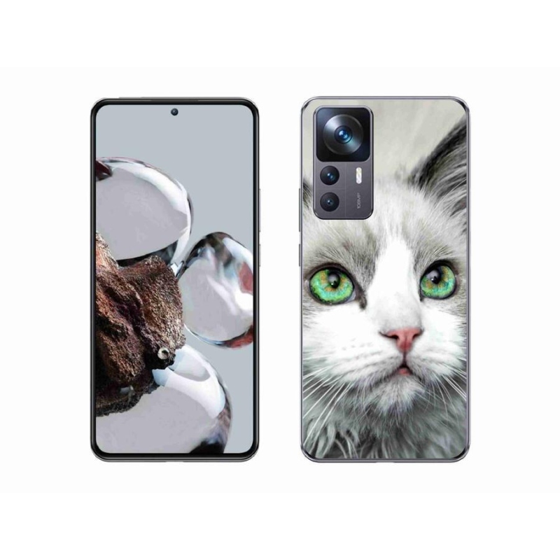 Gél borítás mmCase a Xiaomi 12T Pro számára - macska nézet