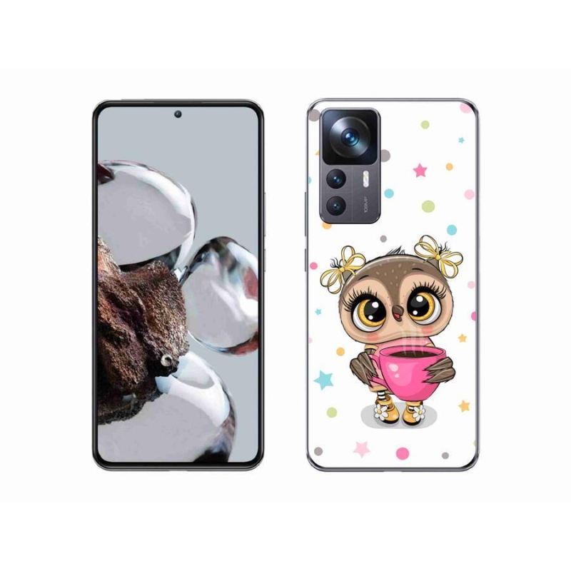 Gél borítás mmCase a Xiaomi 12T Pro számára - rajzfilm bagoly