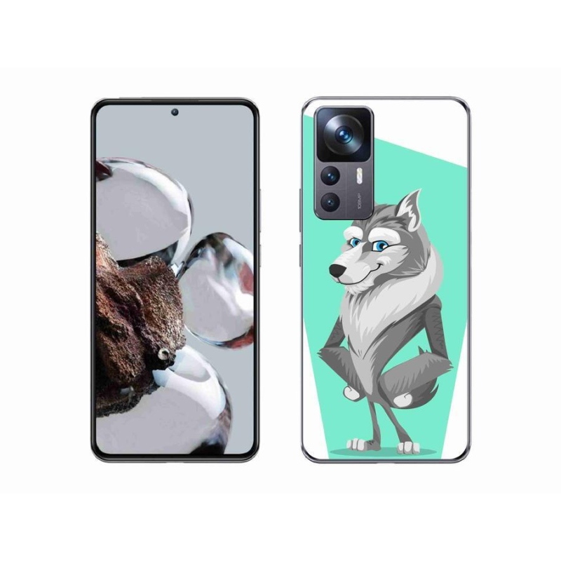 Gél borítás mmCase a Xiaomi 12T Pro számára - rajzfilm farkas