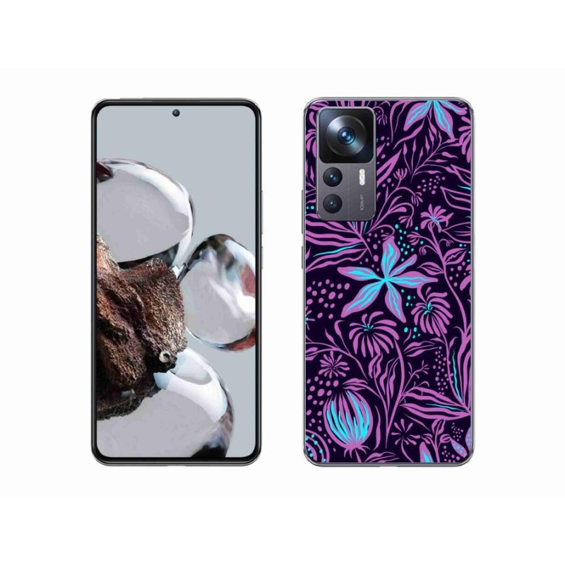 Gél borítás mmCase a Xiaomi 12T Pro számára - virágok 2