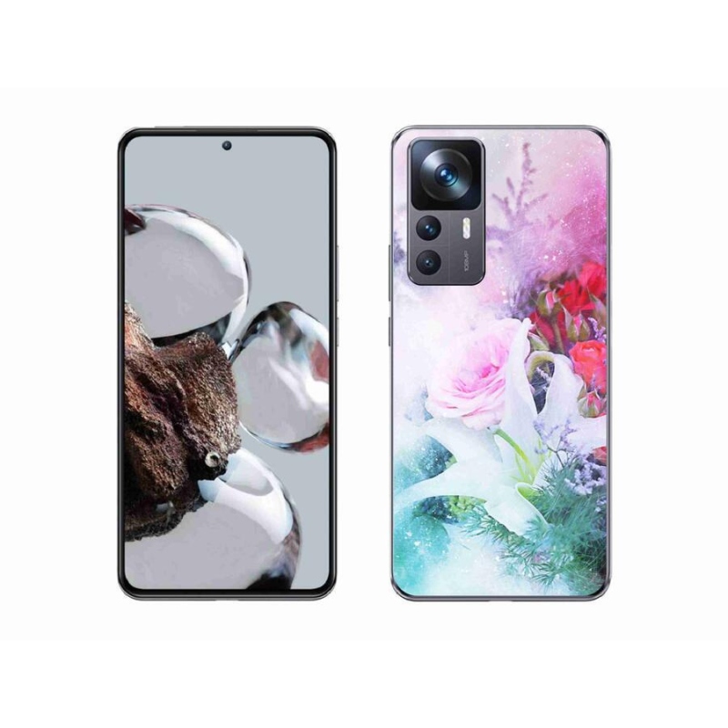 Gél borítás mmCase a Xiaomi 12T Pro számára - virágok 4