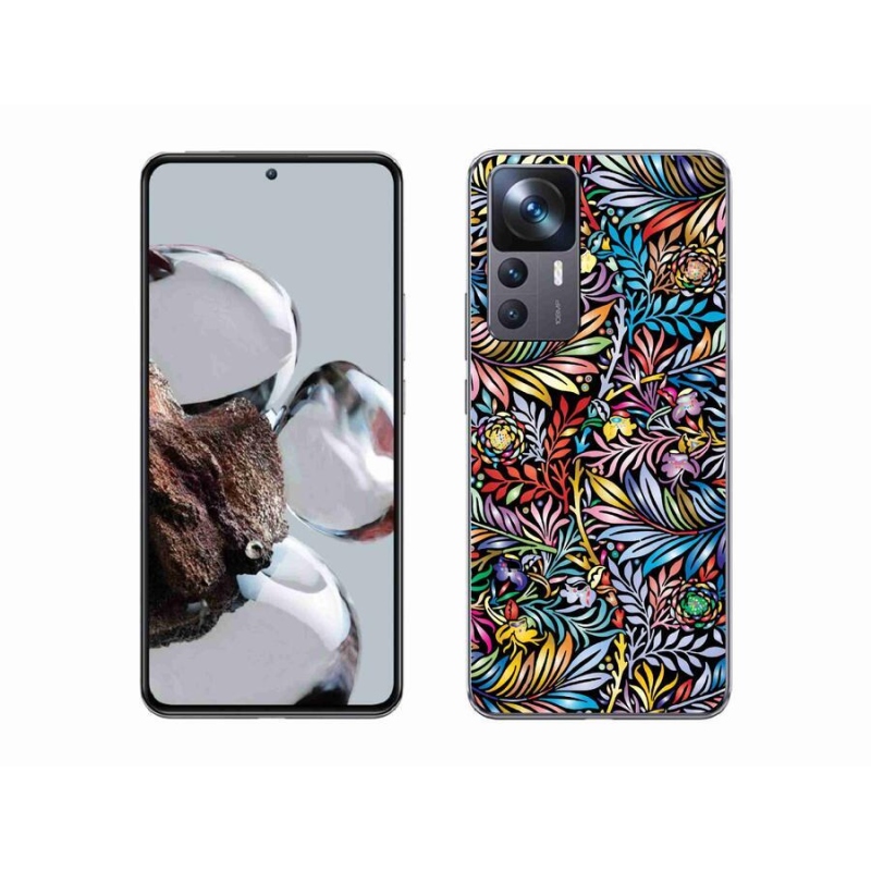 Gél borítás mmCase a Xiaomi 12T Pro számára - virágok 5