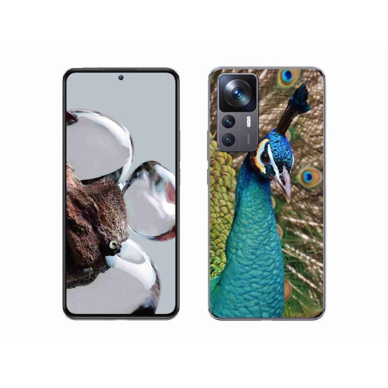 Gél borítás mmCase a Xiaomi 12T Pro számára - páva