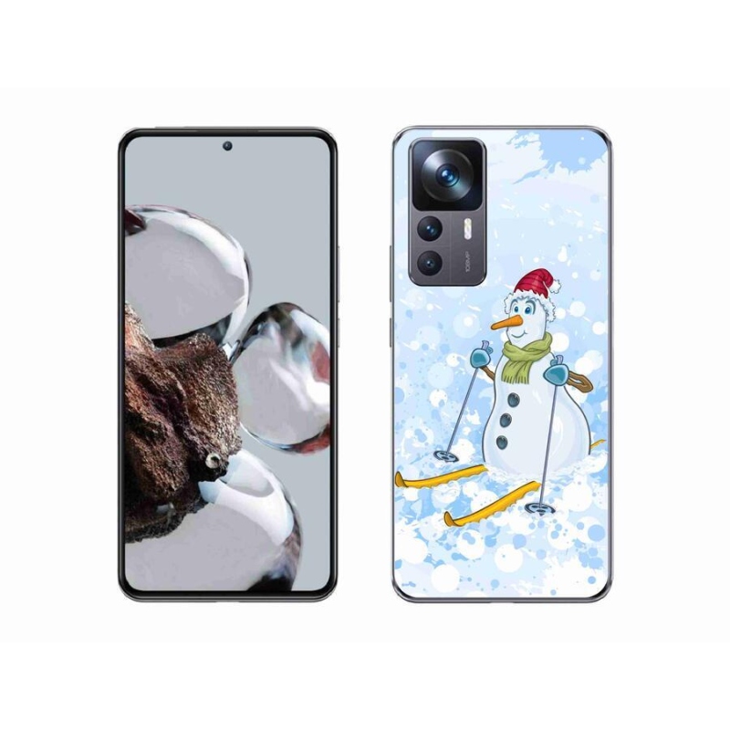 Gél borítás mmCase a Xiaomi 12T Pro számára - hóember