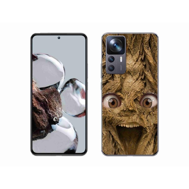 Gél borítás mmCase a Xiaomi 12T Pro számára - vidám fa szemekkel