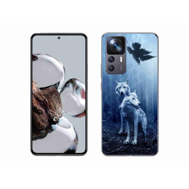Gél borítás mmCase a Xiaomi 12T Pro számára - farkasok az erdőben