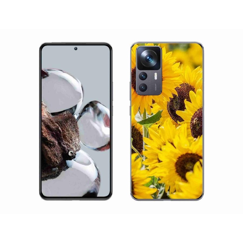 Gél borítás mmCase a Xiaomi 12T-hez - Napraforgó