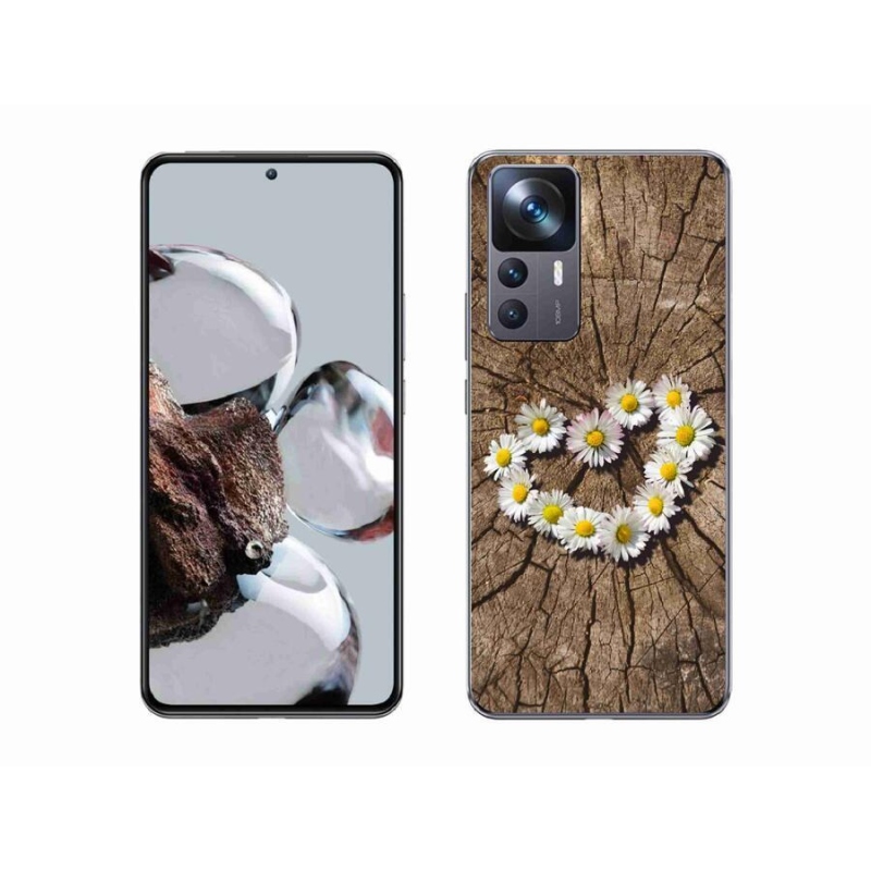 Gél borítás mmCase a Xiaomi 12T-hez - százszorszépek szíve