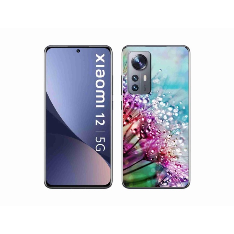 Gél borító mmCase a Xiaomi 12X-hez - színes virágok