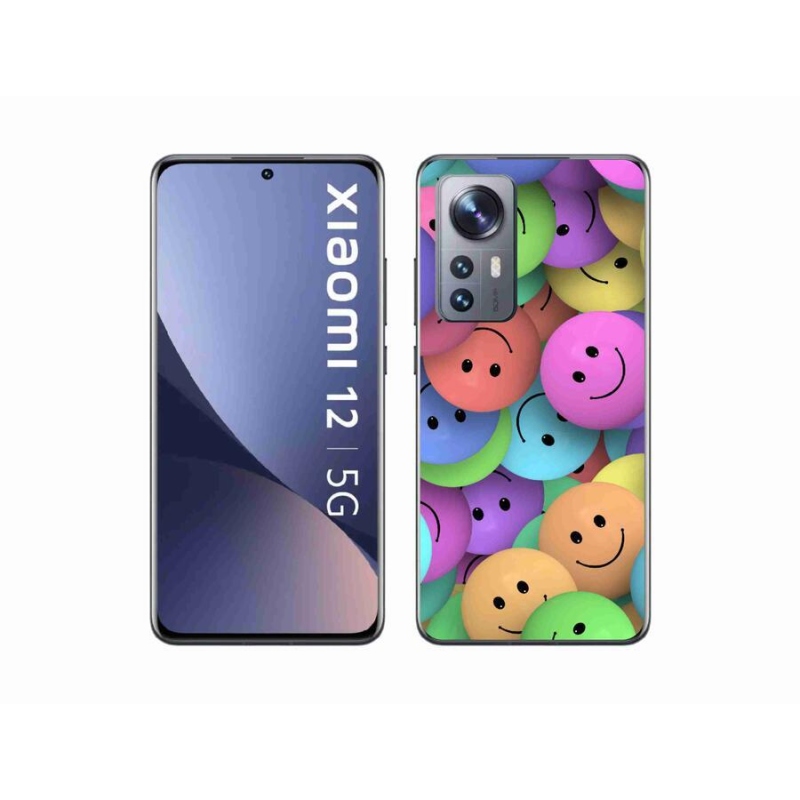 Gél borító mmCase a Xiaomi 12X-hez - színes smiley-k