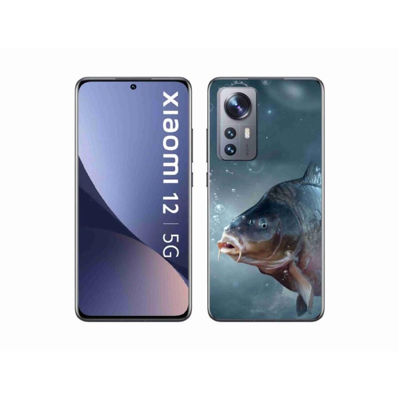 Gél borító mmCase a Xiaomi 12X-hez - ponty és buborékok