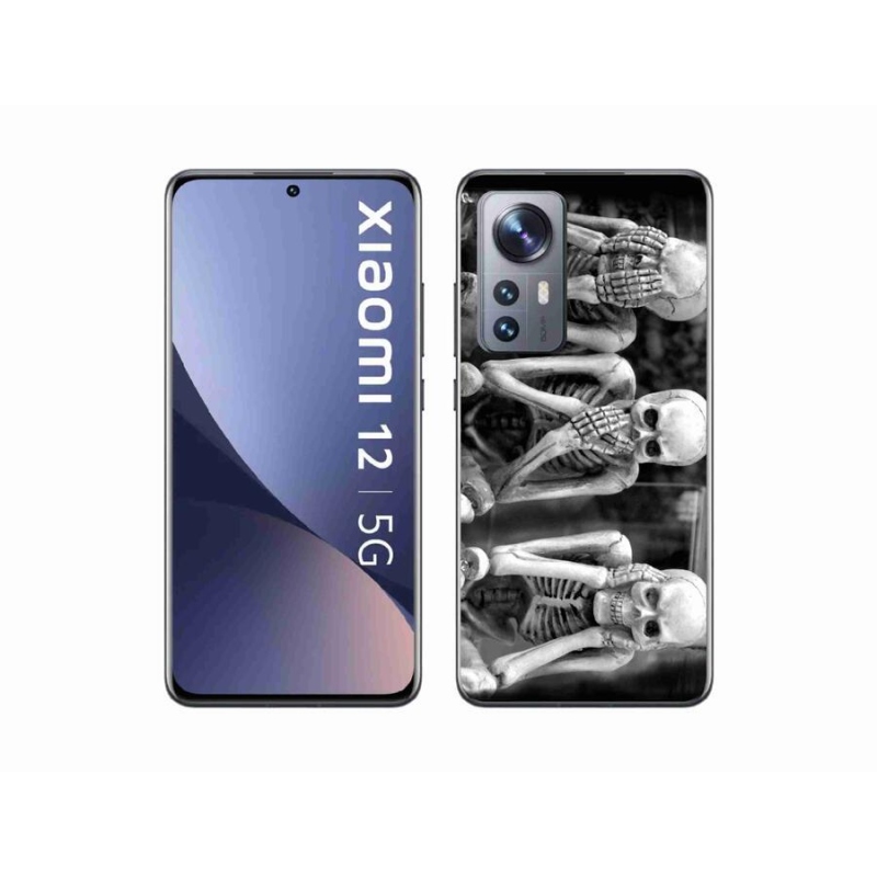 Gél borító mmCase a Xiaomi 12X-hez - csontvázak