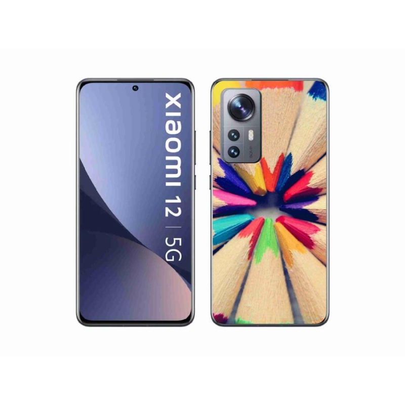 Gél borító mmCase a Xiaomi 12X-hez - zsírkréták