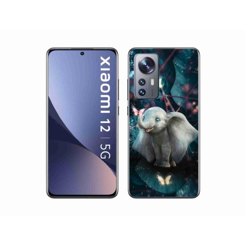 Gél borító mmCase a Xiaomi 12X-hez - aranyos elefánt
