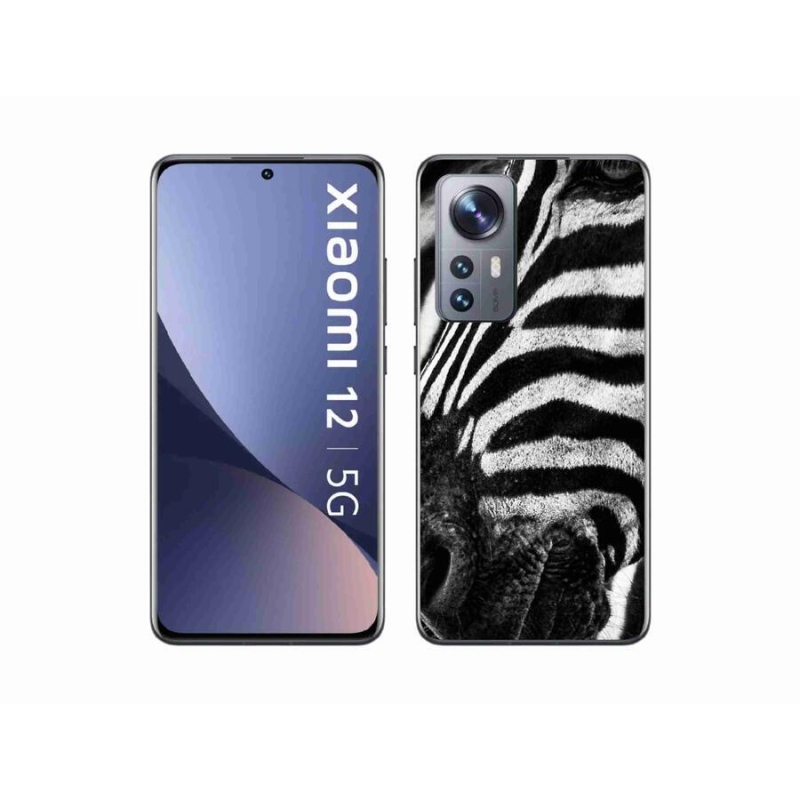 Gél borítás mmCase a Xiaomi 12X készülékhez - zebra