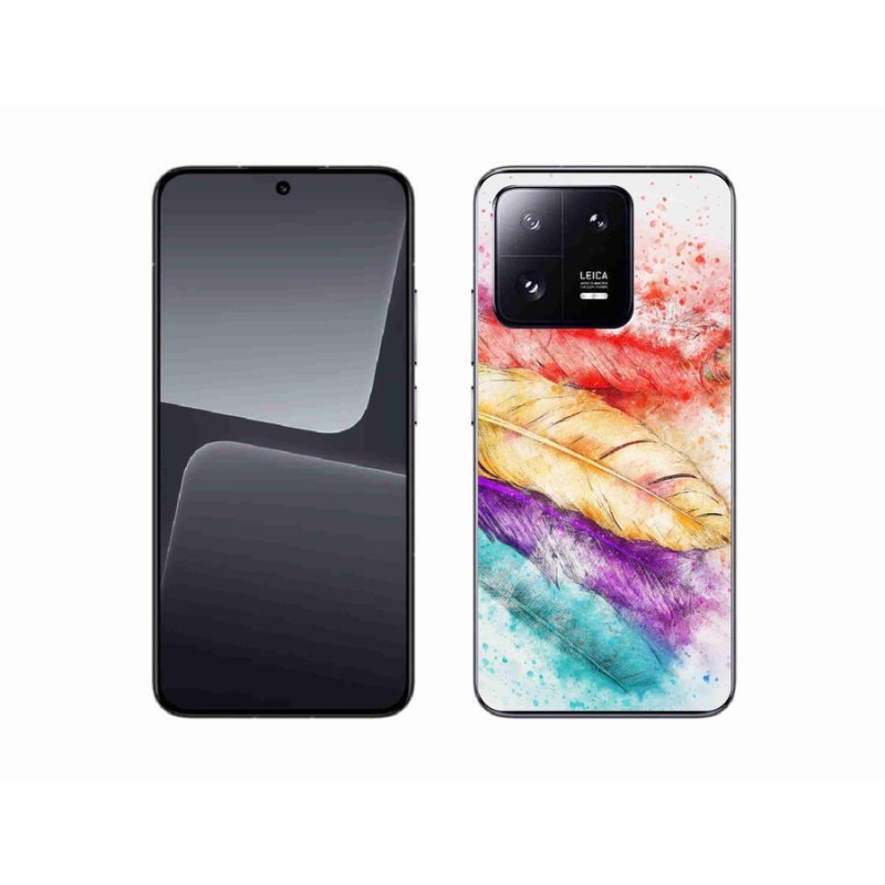 Gél borítás mmCase a Xiaomi 13-hoz - színes tollak