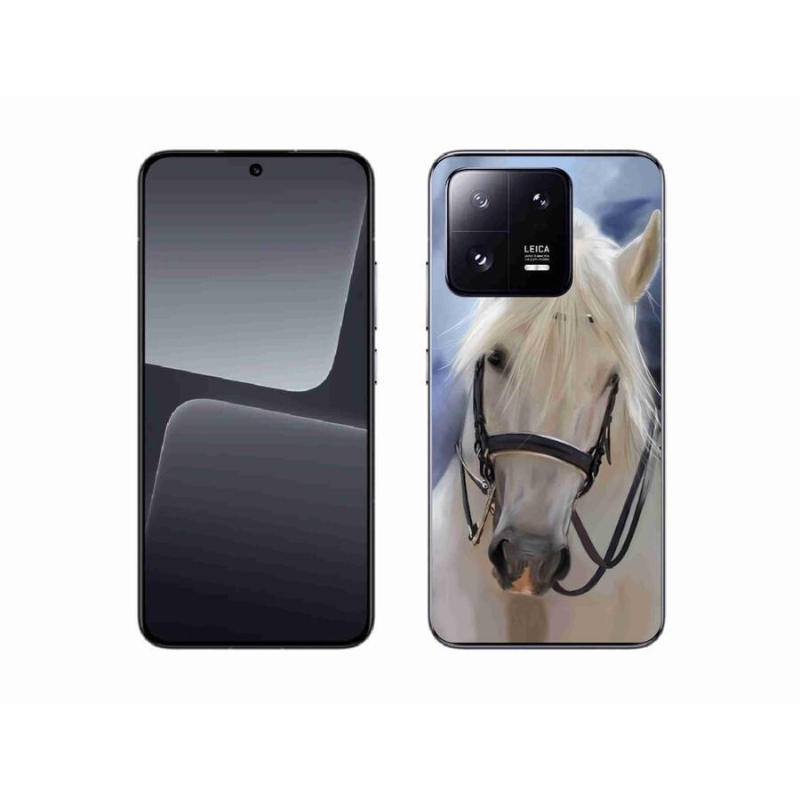Gél borítás mmCase a Xiaomi 13-hoz - fehér ló